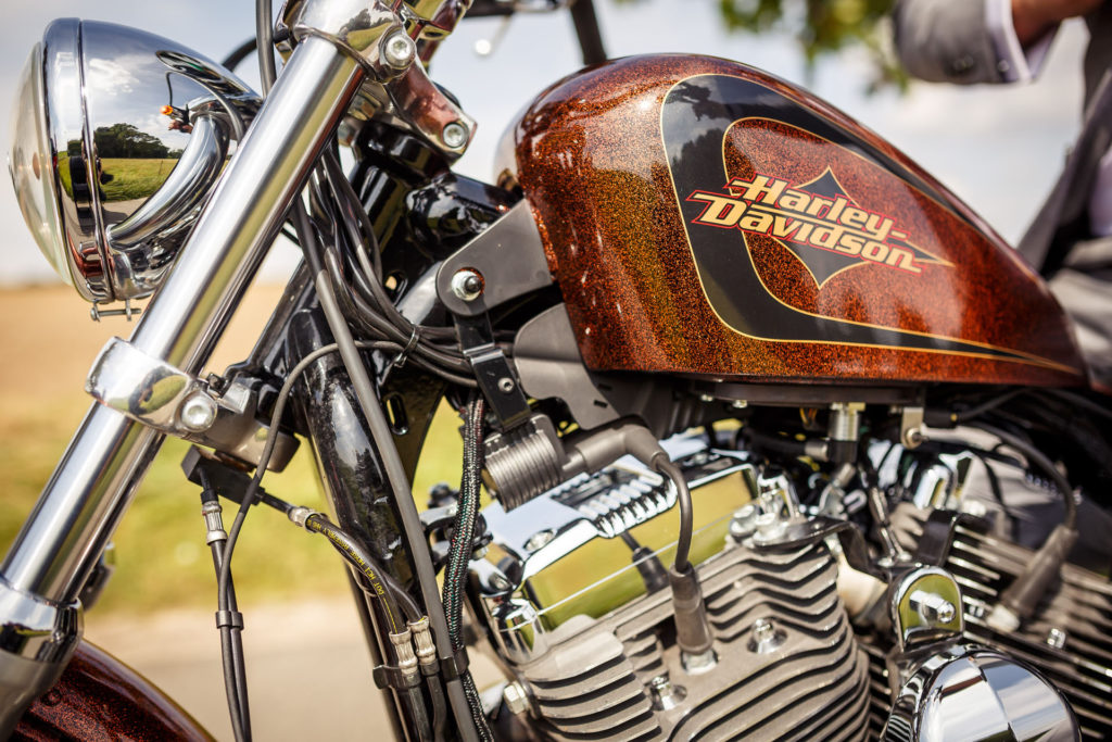 Harley Davidson Wedding cool