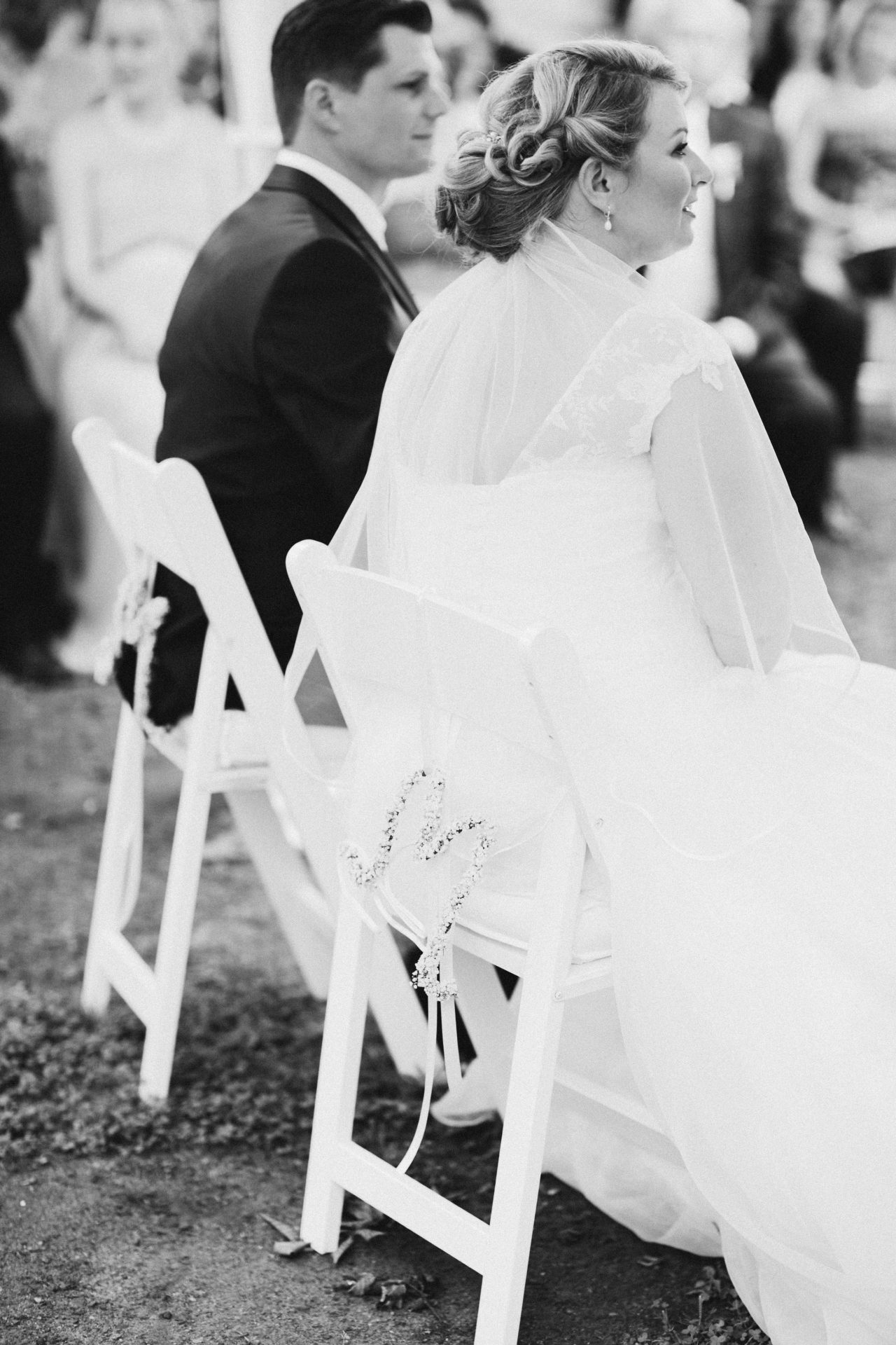 Hochzeit in schwarz weiß scaled