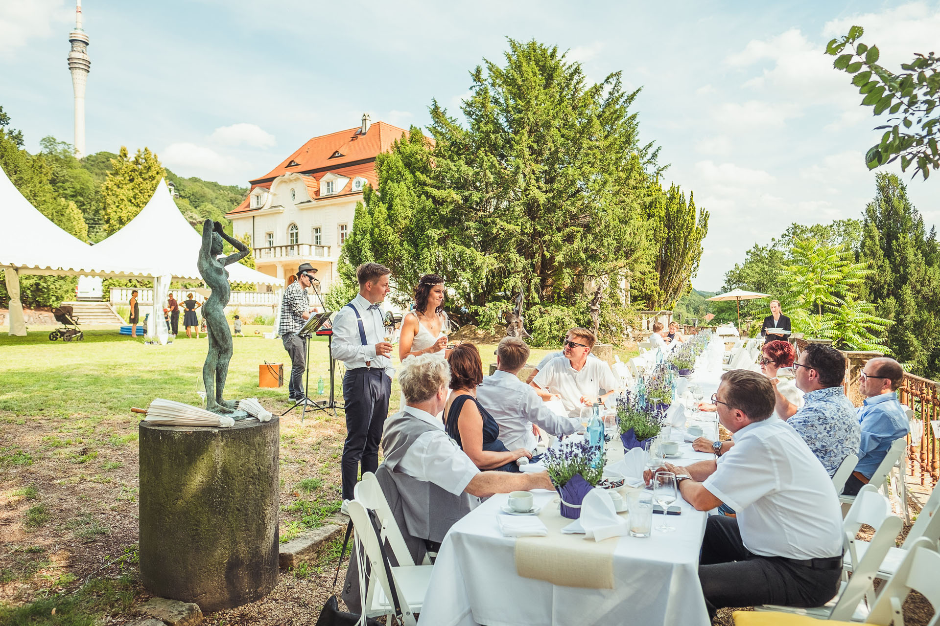 Hochzeit unter freiem Himmel