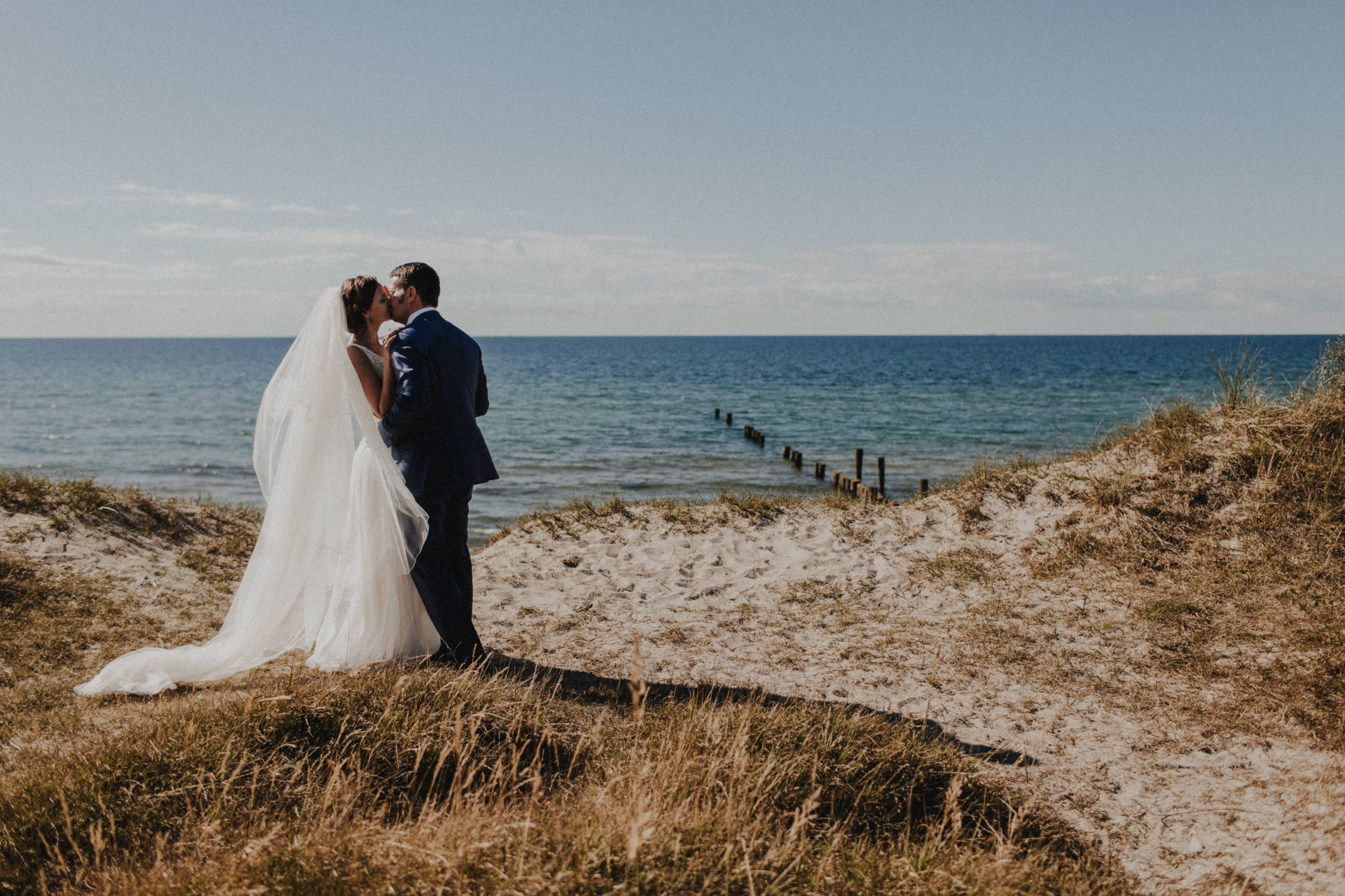Romantische Hochzeit an der See scaled