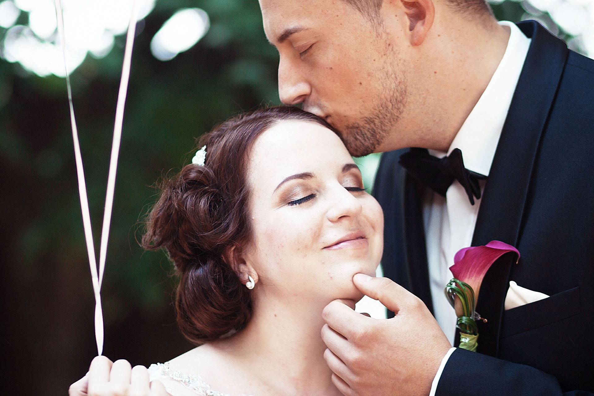 Weddingplanner Dresden Kuss Brautpaar