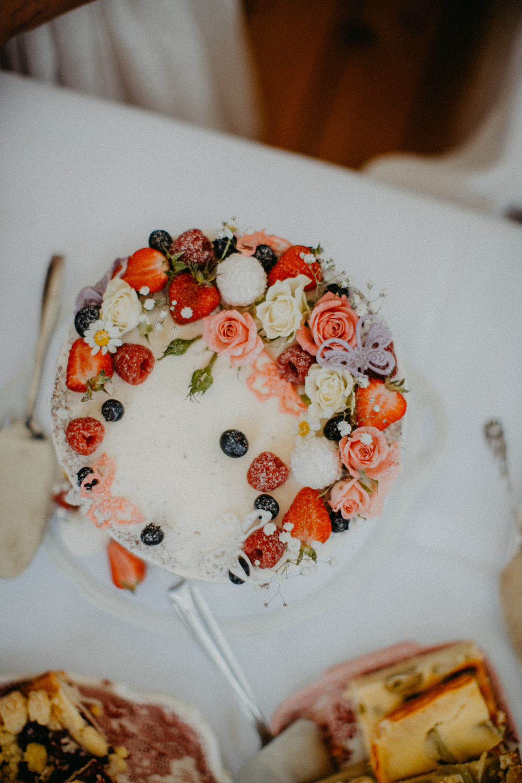 florale Torte Hochzeitstorte