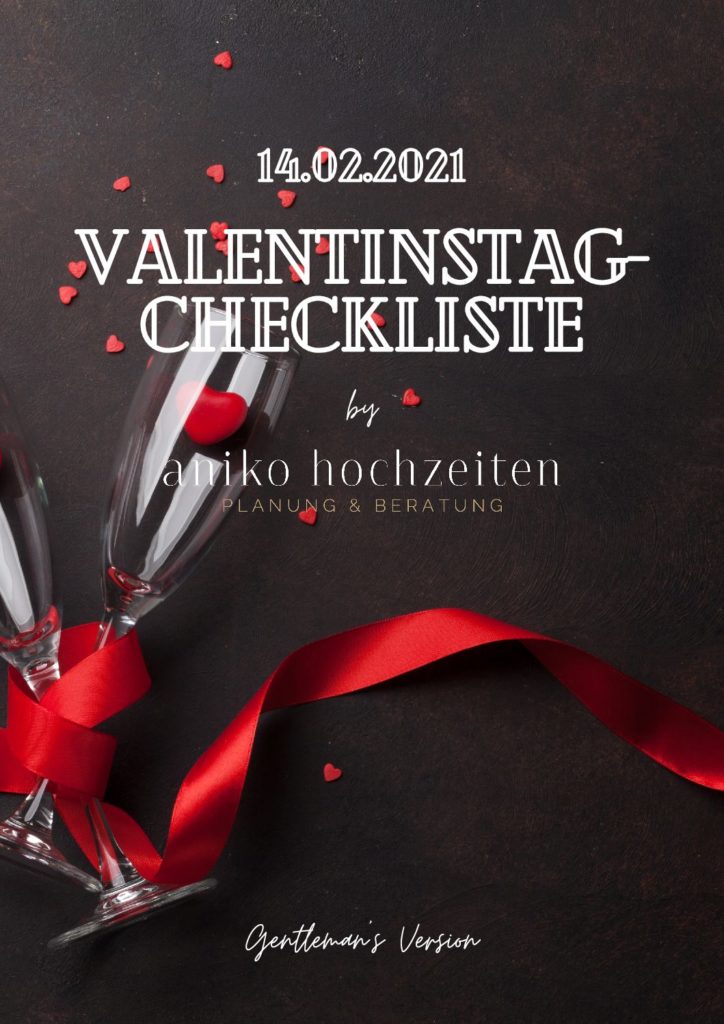 Valentinstag Checkliste Gentlemans version 3 pdf